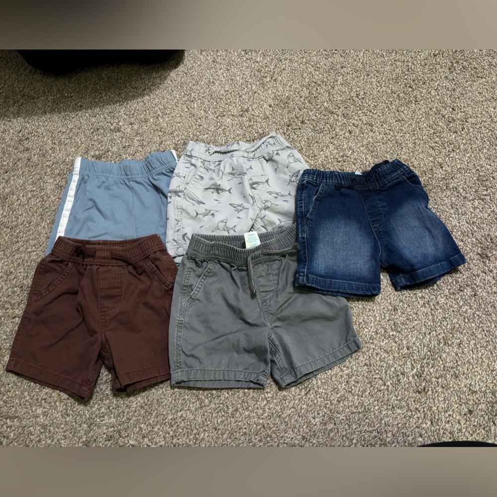 Garanimals 18month Kids Shorts - Brown, Blue, Gray